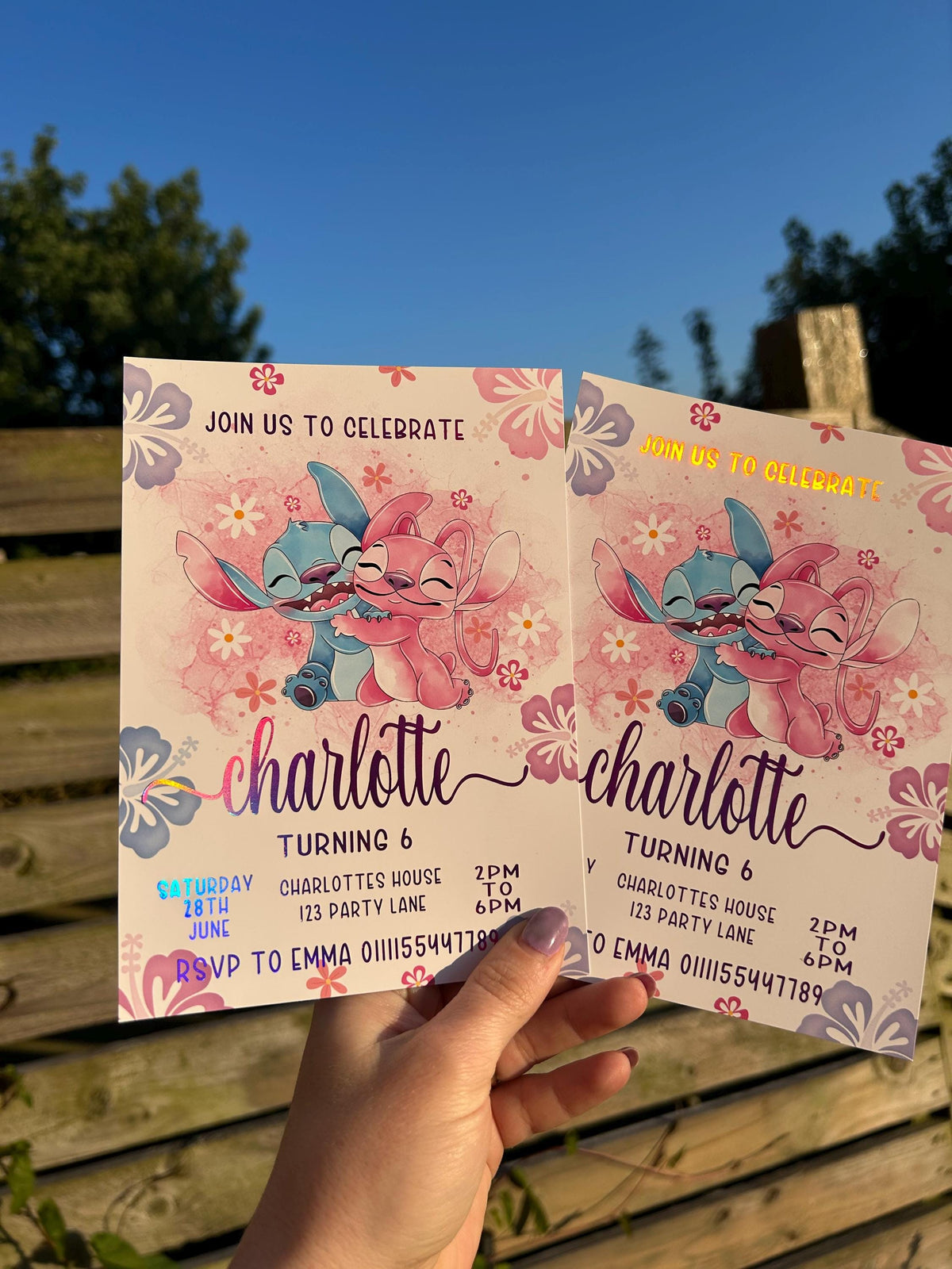 Personalised Alien Birthday Invitations | A5 Kids Party Invites UK