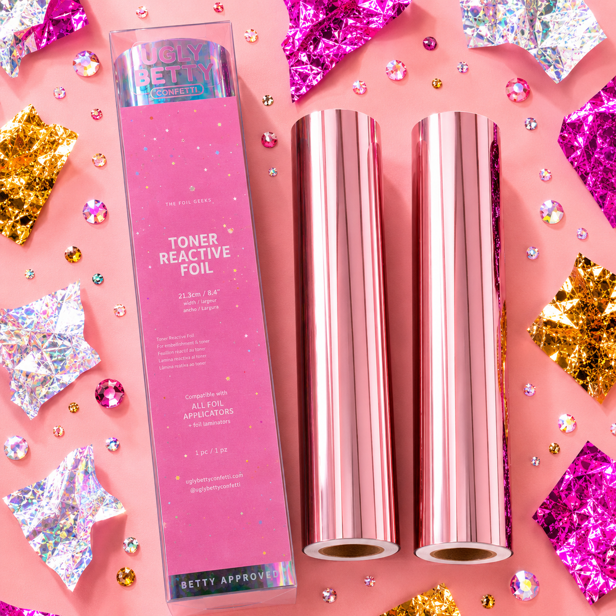 New Penny (Rose Gold) toner reactive foil