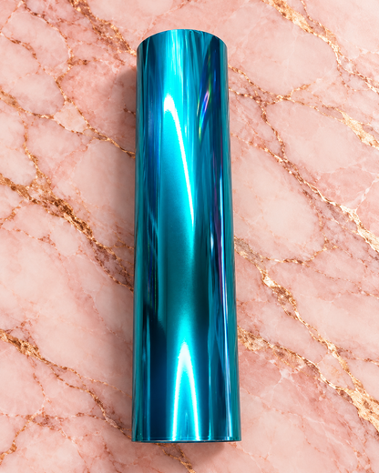Mermaid Shimmer – Teal Blue Toner Reactive Foil | A4 Sheets & Rolls
