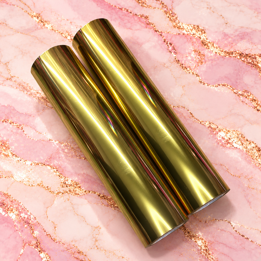 Genie’s Gold – Plain Gold Toner Reactive Foil | A4 Sheets & Rolls