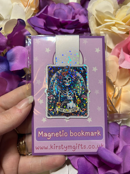The cat lady tarot card Magnetic bookmark