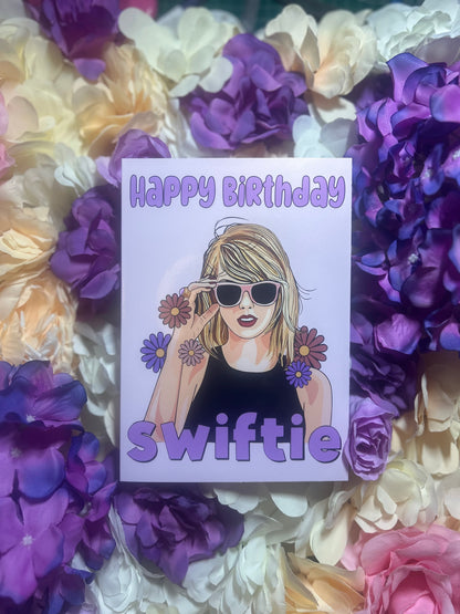 Swiftie Happy Birthday Card | 5x7 Personalised Birthday Card