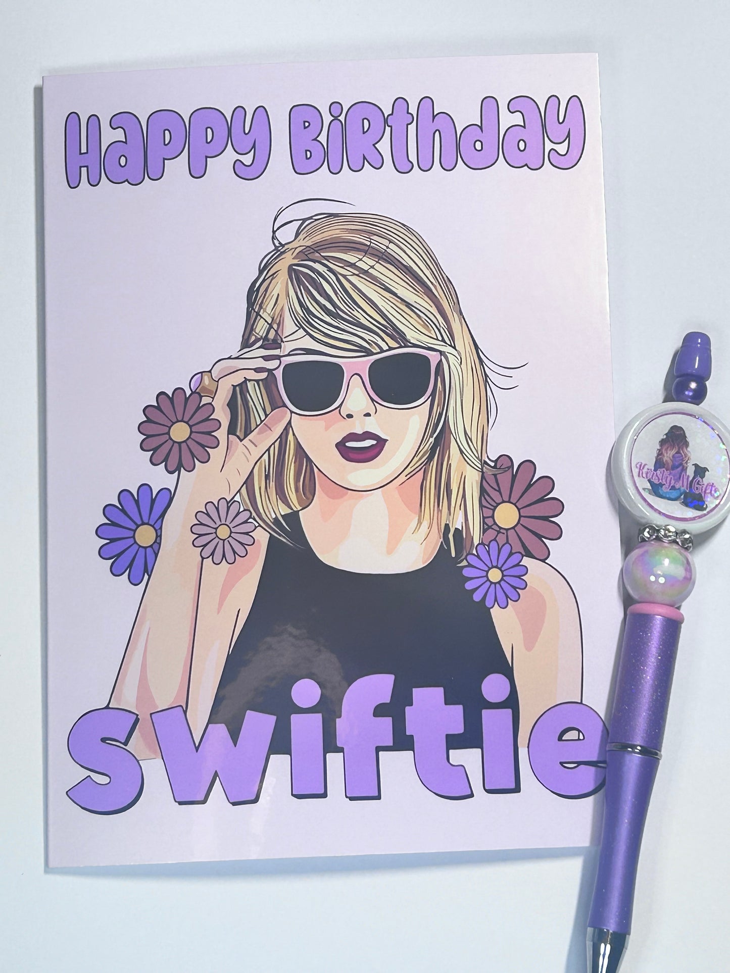 Swiftie Happy Birthday Card | 5x7 Personalised Birthday Card