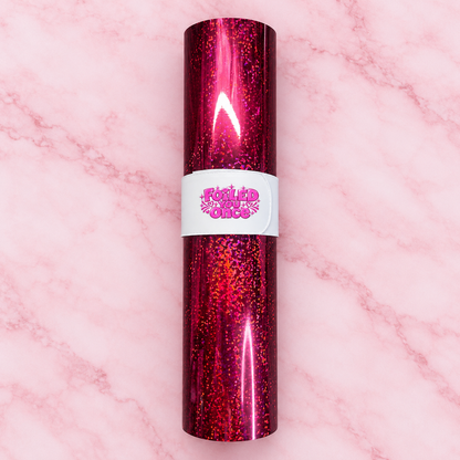 Foiled You Once snap band wrapped around a pink toner foil roll; foil roll sold separately