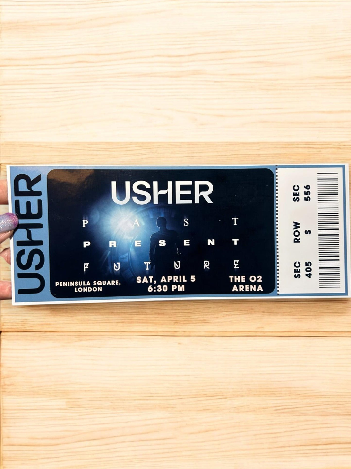 Personalized Event Ticket Keepsake: Concert Memento