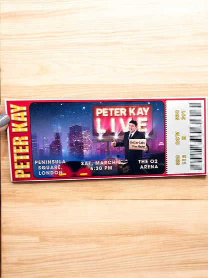 Personalized Event Ticket Keepsake: Concert Memento