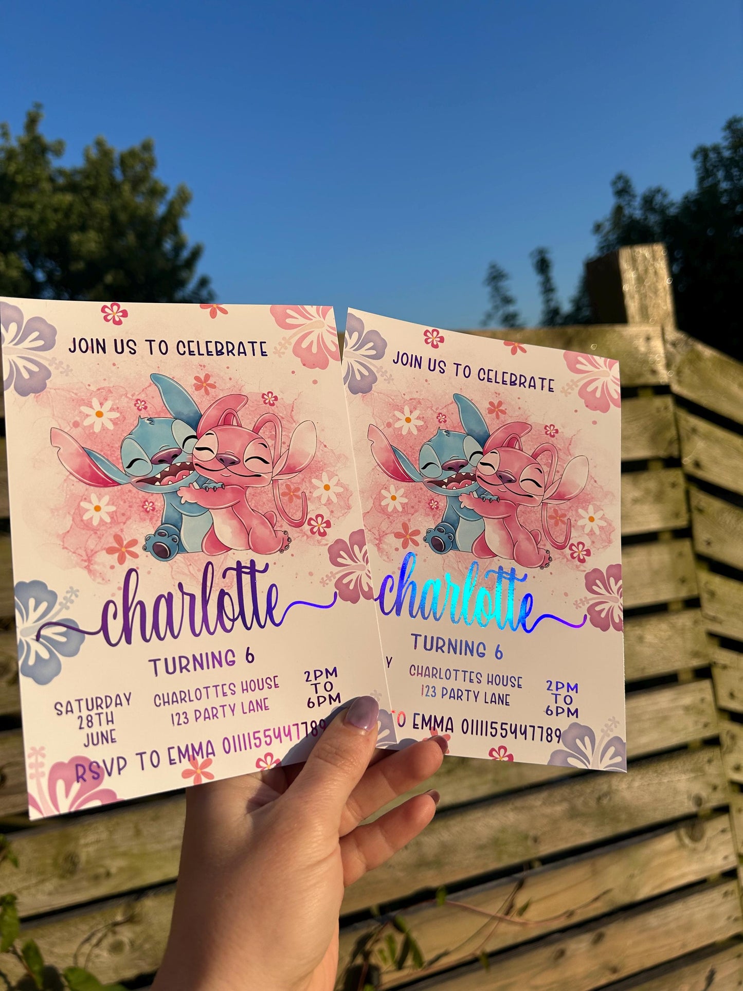 Personalised Alien Birthday Invitations | A5 Kids Party Invites UK